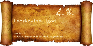 Laczkovits Ugod névjegykártya